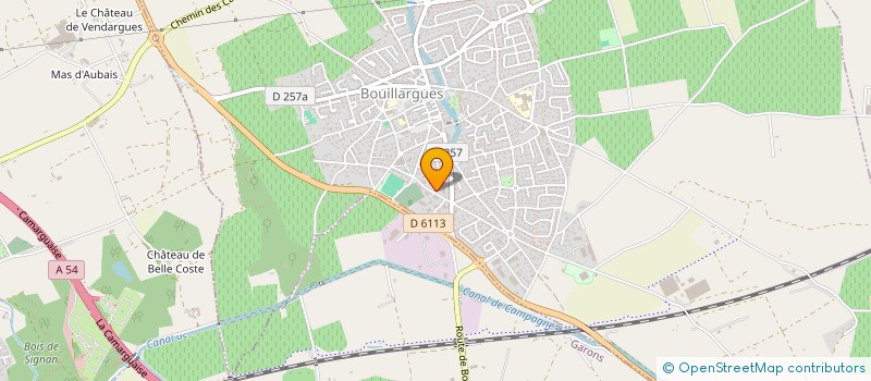 localisation de l'entreprise MONSIEUR JEAN BOUNGNARAJ  BOUILLARGUES