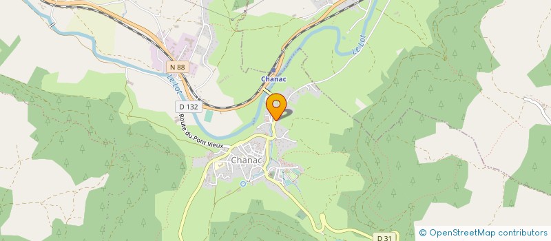 localisation de l'entreprise MONSIEUR JEAN BOUNIOL  CHANAC