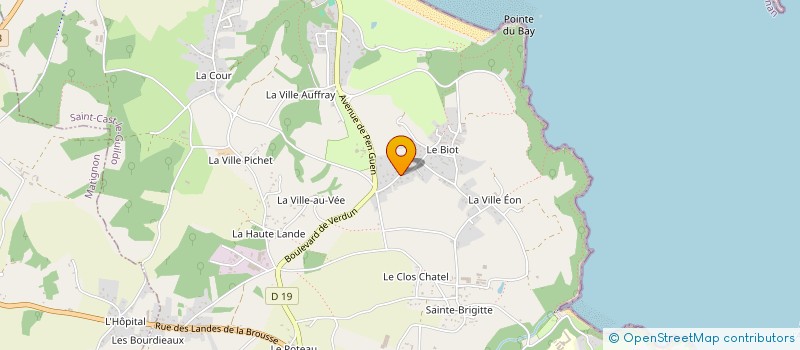 localisation de l'entreprise MONSIEUR JEAN BOURDAIS  SAINT-CAST-LE-GUILDO