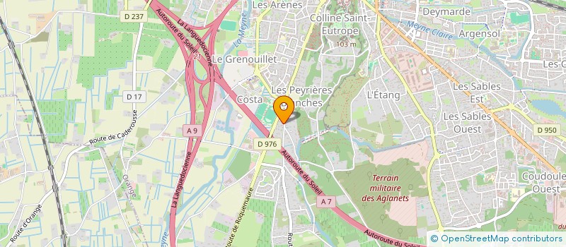 localisation de l'entreprise MONSIEUR JEAN BOURDAREAU à ORANGE