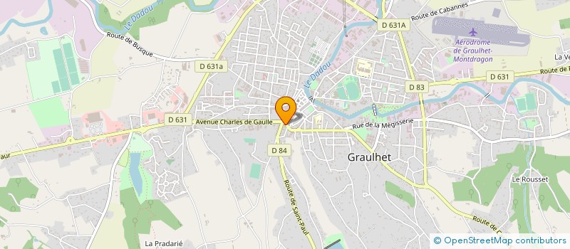 localisation de l'entreprise MONSIEUR JEAN BOURDARIES à GRAULHET