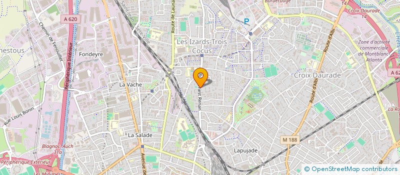 localisation de l'entreprise MONSIEUR JEAN BOURDETTE à TOULOUSE