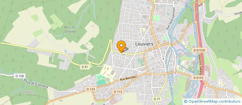 localisation de l'entreprise MONSIEUR JEAN BOURGAIS à LOUVIERS