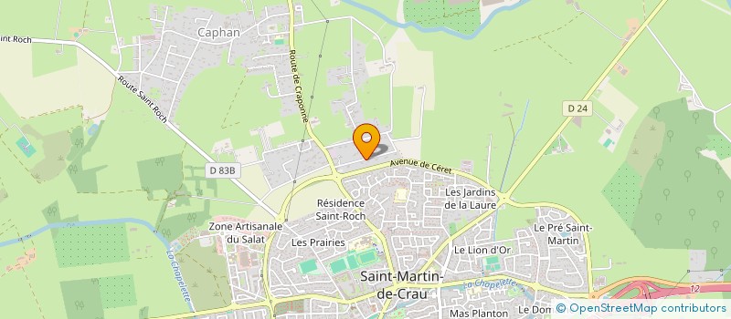 localisation de l'entreprise MONSIEUR JEAN BOURGEOIS à SAINT MARTIN DE CRAU