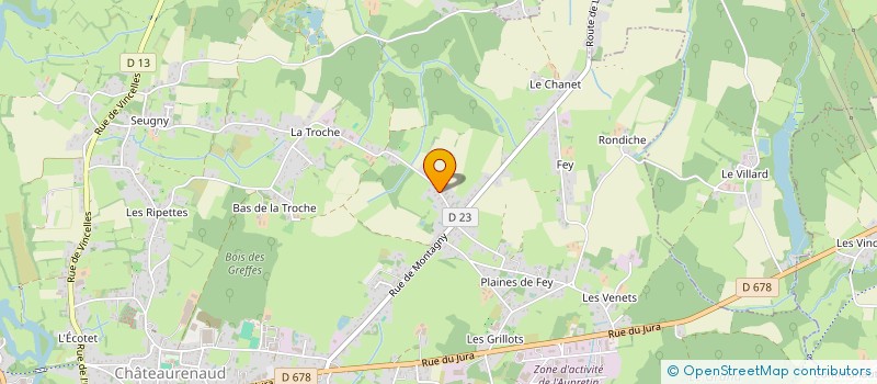 localisation de l'entreprise MONSIEUR JEAN BOURGEOIS à LOUHANS