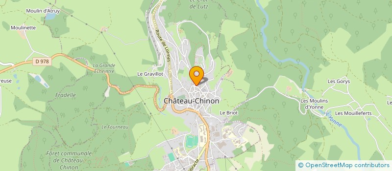 localisation de l'entreprise MONSIEUR JEAN BOURGIS à CHATEAU-CHINON (VILLE)