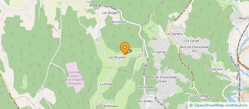 localisation de l'entreprise MONSIEUR JEAN BOURGUIGNON à LA CHAPELLE-GONAGUET