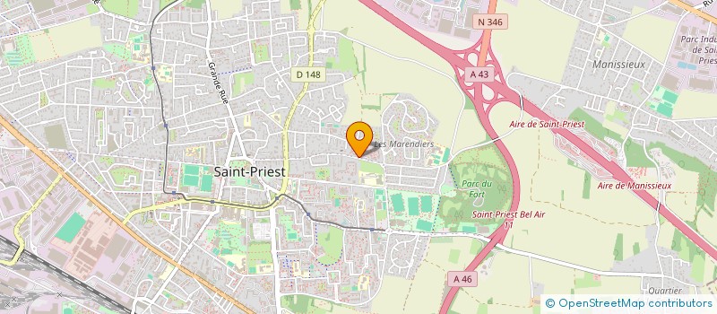 localisation de l'entreprise MONSIEUR JEAN BOURGUIGNON  SAINT-PRIEST