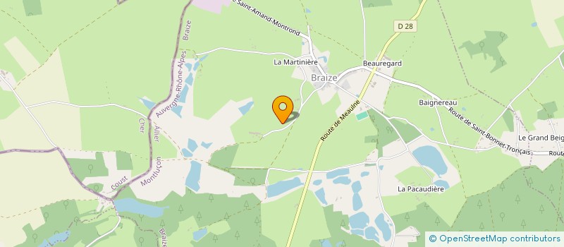 localisation de l'entreprise MONSIEUR JEAN BOURIANT  BRAIZE