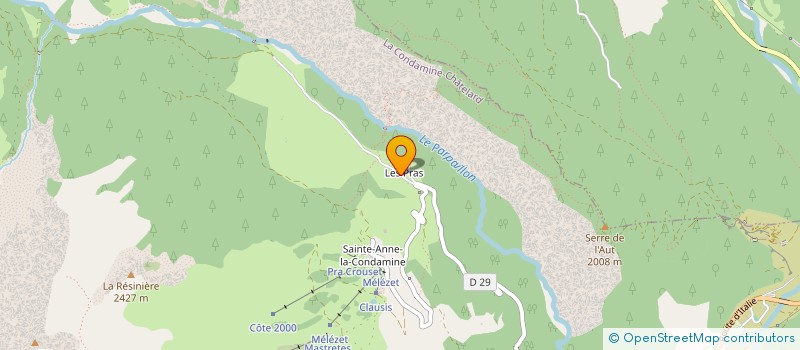 localisation de l'entreprise MONSIEUR JEAN BOURILLON  SAINT-PAUL-SUR-UBAYE