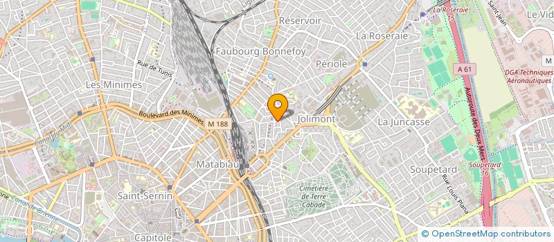 localisation de l'entreprise MONSIEUR JEAN BOURINET à TOULOUSE