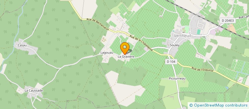 localisation de l'entreprise MONSIEUR JEAN BOURNAC à VERTHEUIL