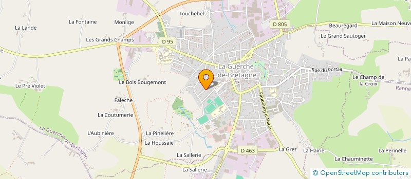 localisation de l'entreprise MONSIEUR JEAN BOURNICHE à LA GUERCHE-DE-BRETAGNE