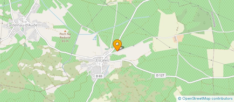 localisation de l'entreprise MONSIEUR JEAN BOURREL  RAISSAC D'AUDE