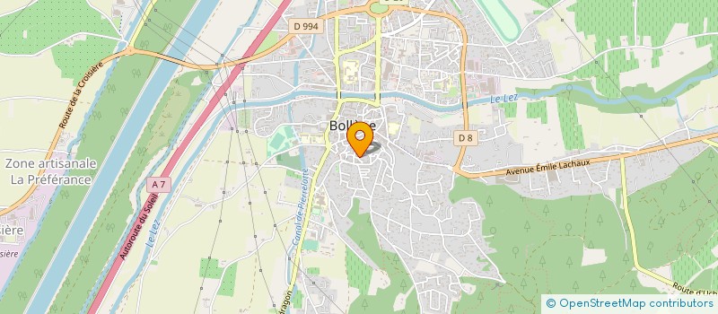 localisation de l'entreprise MONSIEUR JEAN BOURRET  BOLLENE