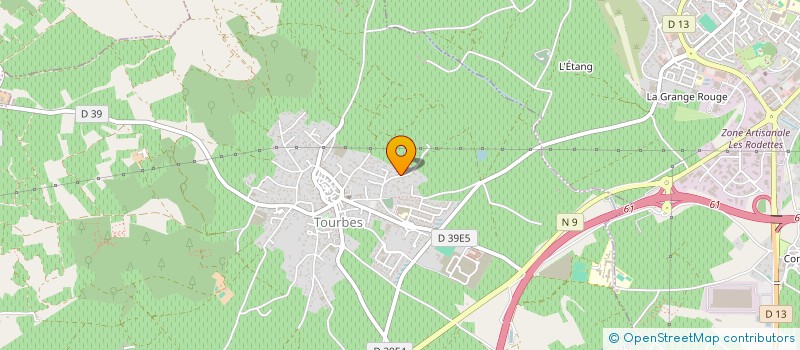 localisation de l'entreprise MONSIEUR JEAN BOURRIER  TOURBES