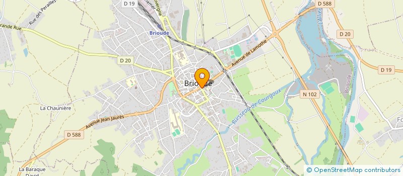 localisation de l'entreprise MONSIEUR JEAN BOURY  BRIOUDE