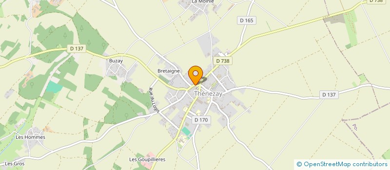localisation de l'entreprise MONSIEUR JEAN BOURY à THENEZAY