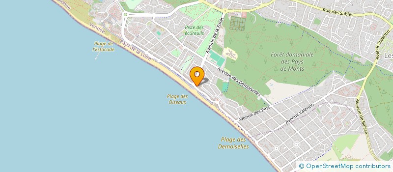 localisation de l'entreprise MONSIEUR JEAN BOURY  SAINT-JEAN-DE-MONTS