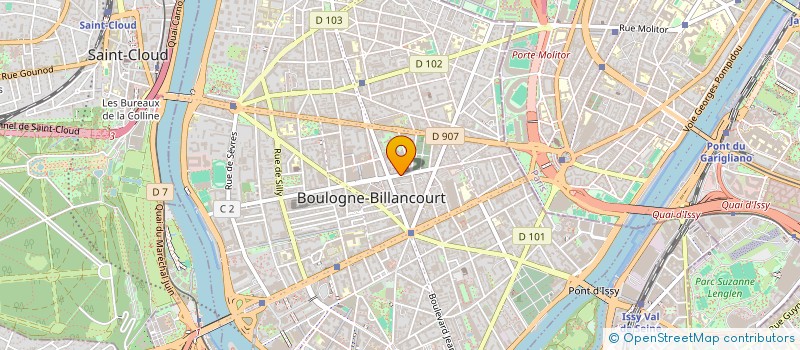 localisation de l'entreprise MONSIEUR JEAN BOUSCASSE à BOULOGNE-BILLANCOURT