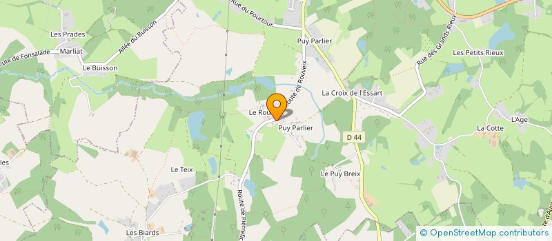 localisation de l'entreprise MONSIEUR JEAN BOUSCH  SAINT-JUST-LE-MARTEL