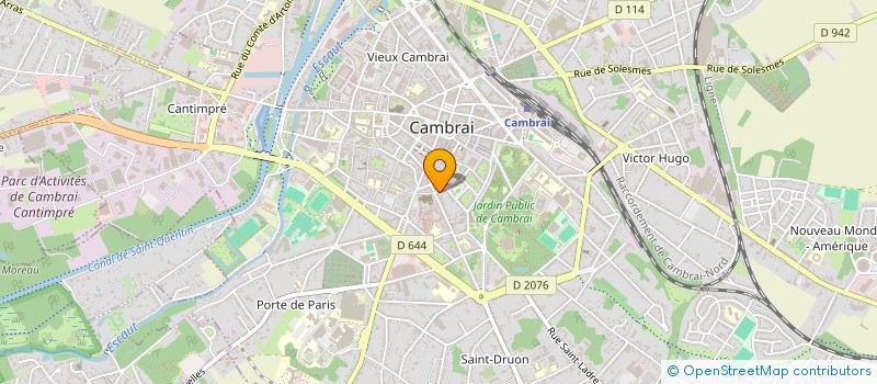 localisation de l'entreprise MONSIEUR JEAN BOUSINIERE à CAMBRAI