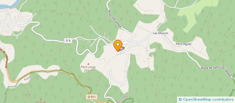 localisation de l'entreprise MONSIEUR JEAN BOUSQUET à LABASTIDE-MARNHAC