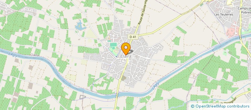 localisation de l'entreprise MONSIEUR JEAN BOUSQUET  CLAIRA