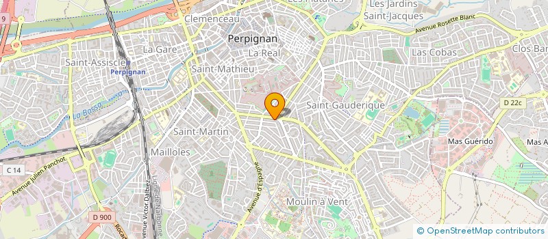 localisation de l'entreprise MONSIEUR JEAN BOUSQUET  PERPIGNAN