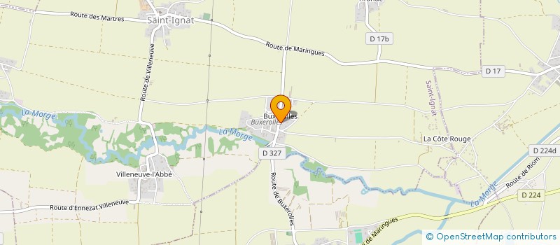 localisation de l'entreprise MONSIEUR JEAN BOUSSICHAS à SAINT-IGNAT