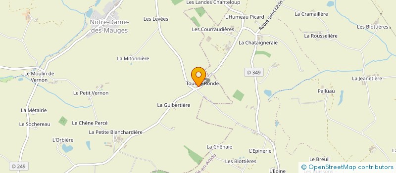 localisation de l'entreprise MONSIEUR JEAN BOUSSION  BEAUPREAU-EN-MAUGES