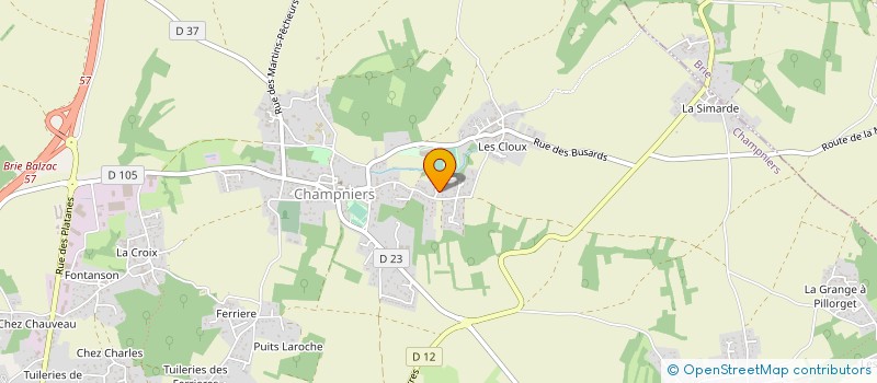 localisation de l'entreprise MONSIEUR JEAN BOUSSIRON à CHAMPNIERS