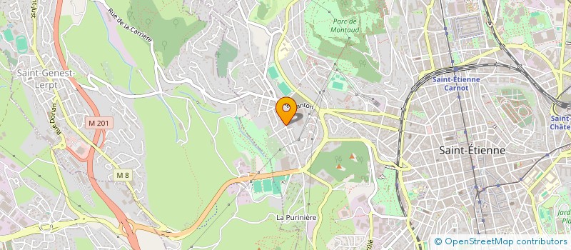 localisation de l'entreprise MONSIEUR JEAN BOUTE  SAINT-ETIENNE