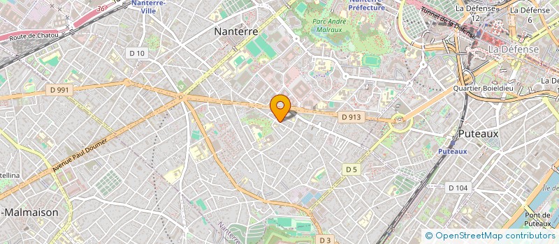 localisation de l'entreprise MONSIEUR JEAN BOUTEILLER à NANTERRE