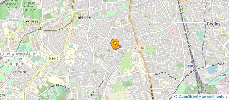 localisation de l'entreprise MONSIEUR JEAN BOUTET à TALENCE