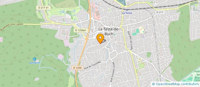 localisation de l'entreprise MONSIEUR JEAN BOUTHE  LA TESTE-DE-BUCH