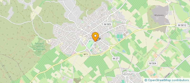 localisation de l'entreprise MONSIEUR JEAN BOUTIN  MONTARNAUD