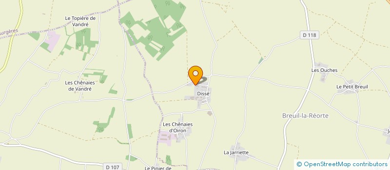 localisation de l'entreprise MONSIEUR JEAN BOUTIN  BREUIL-LA-REORTE