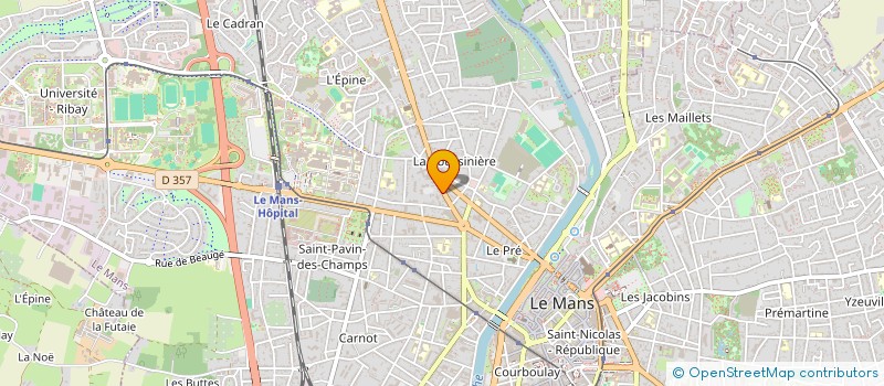 localisation de l'entreprise MONSIEUR JEAN BOUTONNET  LE MANS