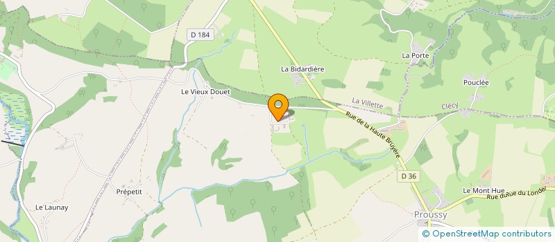 localisation de l'entreprise MONSIEUR JEAN BOUTTET  CONDE-EN-NORMANDIE