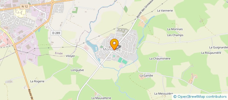 localisation de l'entreprise MONSIEUR JEAN BOUTTIER  MONTENAY
