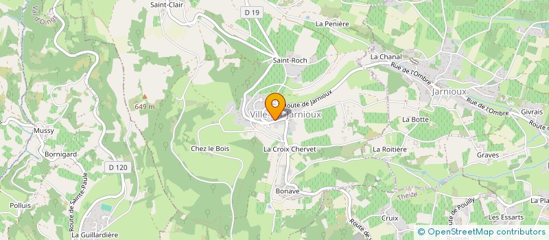 localisation de l'entreprise MONSIEUR JEAN BOUVARD à LACENAS