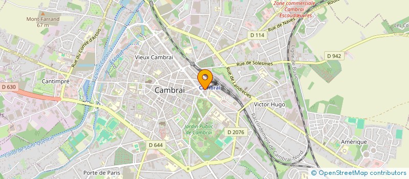 localisation de l'entreprise MONSIEUR JEAN BOUVENCOURT  CAMBRAI
