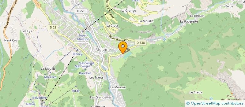 localisation de l'entreprise MONSIEUR JEAN BOUVIER à MORZINE