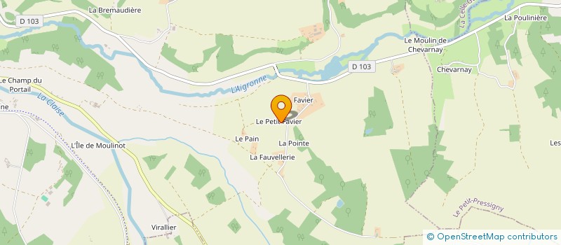 localisation de l'entreprise MONSIEUR JEAN BOUVIER à LE GRAND-PRESSIGNY