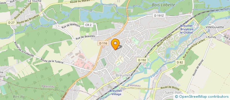 localisation de l'entreprise MONSIEUR JEAN BOUVOT à BREUILLET