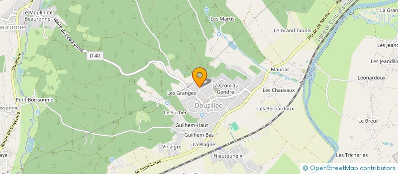 localisation de l'entreprise MONSIEUR JEAN BOUW  DOUZILLAC