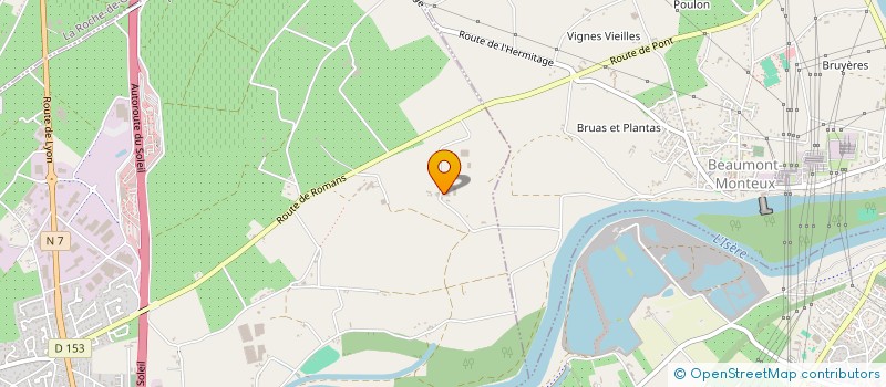 localisation de l'entreprise MONSIEUR JEAN BOUYER  PONT DE L'ISERE