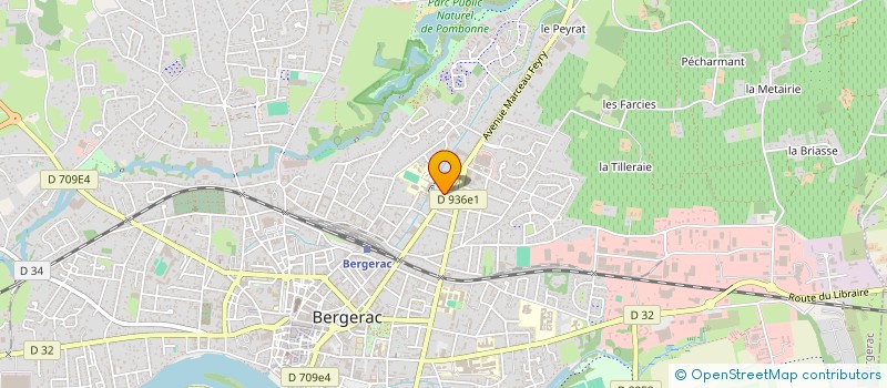 localisation de l'entreprise MONSIEUR JEAN BOUYGUES à BERGERAC