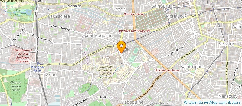 localisation de l'entreprise MONSIEUR JEAN BOUYSSOU à BORDEAUX